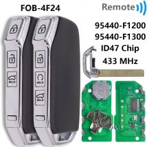 Great ID47 Chip 433MHz 95440-F1200 95440-F1300 FCCID:FOB-4F24 Proxomity Car Remote Control Key For Kia Sportage 2019 2020 2021