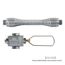 CAMPINGMOON Z25+Z15 Camping Karte Herd Gas Tank Lange Luftschlauch Aufblasbare Überdruckventil Licht Rahmen Verlängerungsstange Set