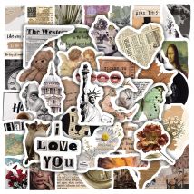 10/30/50 szt. Zepsute malowanie naklejki z PVC estetyczne dekoracje dla dzieci Scrapbooking