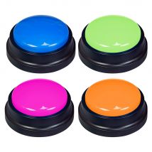 Dog Communication Buttons Voice Recording Button for Pet Training Buzzer 20 Second Record Playback Funny Gift for Talking Pet