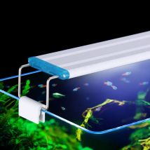 18 ~ 70CM Lampada super luminosa LED Luce per acquario per piante acquatiche Lampada a clip estensibile per acquario 90 ~ 260V