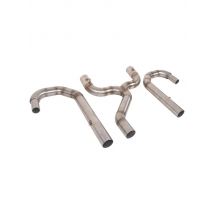 35MM/38MM/40MM  For BMW R45 R65 R75 R80 R100 Cafe Racer Front Exhaust Header 2 in 1 Motorcycle Muffler Pipe Collector Manifold