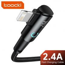 Toocki Cavo USB per iPhone 14 13 12 11 Pro Max Caricatore rapido Cavo di ricarica Cavo USB per