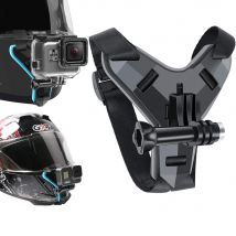 Uchwyt na kask do Gopro Hero 11 10 9 8 7 6 5 4 3 Motocykl Yi Sportowy uchwyt na kamerę akcji Akcesoria do uchwytów na całą twarz