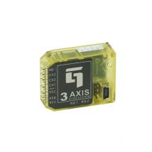 Kbar gyro mini K-BAR gelbes dreiachsiges gyroskop 3 achsen gyro flybar für mikado vbar ausrichten t-rex 450 500 550 600 rc hubschrauber
