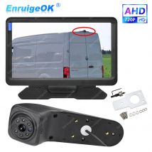 EnruigeOK Automotive Brake Light HD Reversing Camera for VW Crafter MK2/MAN TGE 2017-Now Van Reverse Camere with 7 Inch Monitor