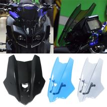 Für Yamaha FZ-10 MT-10 16-21 Motorrad Windabweiser FZ MT10 Windschutzscheibe mit Halterung Verkleidung Windschutzscheibe FZ10 MT10 Windschutz