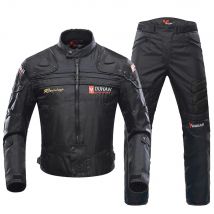 DUHAN Winddicht Motorrad Racing Anzug Schutz Getriebe Rüstung Motorrad Jacke + Motorrad Hosen Hüfte