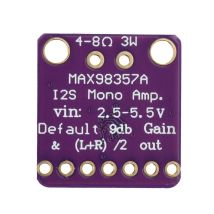 MAX98357 I2S 3W Classe D Amplificatore Interfaccia breakout Modulo decodificatore Dac Scheda audio senza filtro Chip grande/piccolo per Raspberry Pi