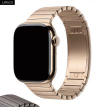 URVOI Band for Apple Watch Ultra 3 2 Link bracelet gen.1 3 stainless steel strap butterfly clasp wristband for iWatch 45 46 49mm
