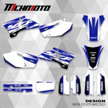 MCHMFG Für Yamaha YZ250F YZ450F 2003 2004 2005 Motorrad Team Grafiken Hintergrund Aufkleber Aufkleber Kit YZF 250 450 YZF 450