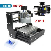 RATTM 1610 Pro Mini CNC-Fräsmaschine Upgrade GRBL DIY 3-Achsen-Lasergravurmaschine CNC-Frästisch für PCB-Holzschneider