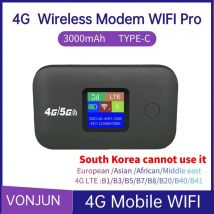 Router WIFI mobile 4G Router wireless 4G LTE 150Mbps Modem MiFi tascabile portatile Hotspot Wifi mobile con slot per scheda SIM per la casa
