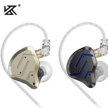 KZ ZSN Pro 2 Hybrid Drive 1BA+1DD In Ear Metal Earphones HIFI Bass Headset Monitor Earbuds Sportowe słuchawki z redukcją szumów