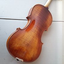 Antonio Stradivarius Handgefertigte, natürliche Ahorn-Geige mit Tigermuster, 4/4 Circus이킹Violin für Violine, professionelle Musikinstrumente für Anfänger