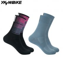 YKYWBIKE calzini corti da ciclismo calzini sportivi di marca professionale calzini da bicicletta da strada traspiranti da uomo e da donna all'aperto