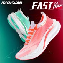 IRUNSVAN Full Palm Carbon Board Professionelle Marathon Männer Laufschuhe Geschwindigkeit Dämpfung Atmungsaktive Sport-Schuhe Frauen