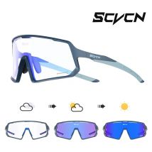 SCVCN Photochrome Radfahren Sonnenbrille Baseball MTB Rennrad Radfahren Gläser Männer Frauen UV400 Im Freien Sport Brillen Fahren