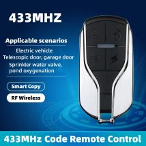 433 Mhz Garagentor Kopieren Fernbedienung Klonen Code 4 Schlüssel RF Sender Wireless Controller 433,92 mhz Für Tor duplizierer