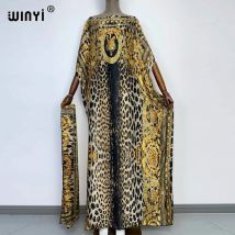 2022 Winyi Holiday Party Kleid neues Mode kleid für Frauen/Damen, eleganter übergroßer Kaftan afrikanischer Print Kaftan für Damen/Damen