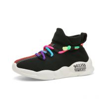 2025 New Brand Children Shoes Boy Girls Breathable Footwear Casual Sports Shoes Soft Outdoor Kids Knitting Sneakers Size 26-38