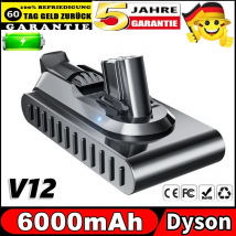 Für Dyson V12 Akku 25,5 V 6000 mAh Lithium-Akku für Dyson ultradünne kabellose Modelle SV20, SV30, SV35, SV46 Staubsauger