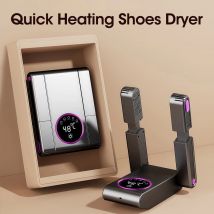 Tragbare Schuhtrockner, 220 V, faltbar, elektrische Schuhe, Stiefelwärmer, 150 W, schnell trocknende Deodorant-Maschine, eine Taste, 4 Gänge, Timing
