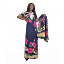 Schicke bestickte Frauen lose schwarze Kaftan Sommer Strand kleid böhmischen Urlaub Badeanzug Vertuschung gemütliche Haus Robe Outfit Schal