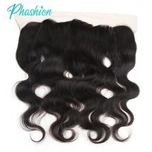 Phashion 26 28 30 Inch 13x6 13x4 Lace Frontal Only Pre Plucked Swiss Transparent Long Full Front Body Wave 100% Remy Human Hair