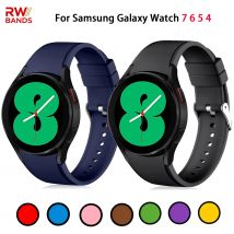 Original Silikonarmband für Samsung Galaxy Watch 7/6 40mm 44mm 45mm Sportarmband für Galaxy 6/5 Classic 46mm 42mm Band