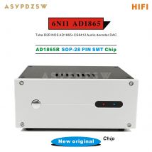 HIFI Stereo 6Z4+6N11 Dekoder lampowy R2R NOS AD1865+CS8412 Audio AD1865 DAC (opcjonalnie układ DAC)