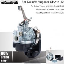Motorrad Vergaser Für Dellorto Vegaser SHA 14,12 L Sha 14 12 CM Motoren CM46 CM Motoren CM 80 CM90 Mofas Moped Mokick Roller