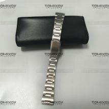 Flaches Ende 18 mm 19 mm 20 mm 22 mm Vintage-Schnalle Solid H Link Uhrenarmband passend für Rolex Seiko Omega Casio Uhr