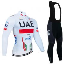 Winter UAE 2025 Radfahren Jersey 20D Fahrrad Hosen Anzug Männer Frauen Thermische Fleece MTB Rennrad Maillot Kleidung Fahrrad Jacke