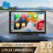 9-Zoll-Autoradio Multimedia-Video-Player CarPlay Android Auto IPS Touchscreen AUX-Eingang Bluetooth MirrorLink Universal