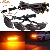 4X Kratka samochodowa Światło żółte Światło do jazdy dziennej Światło dekoracyjne LED Światło ostrzegawcze Pickup Truck Haze Light 12V Control Raptor