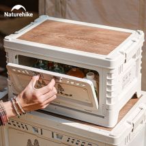 Naturehike Camping Box 60L Składane pudełko do przechowywania o dużej pojemności 25L 30L 50L Domowy stolik nocny Outdoor Travel Piknik PP Sundry Box