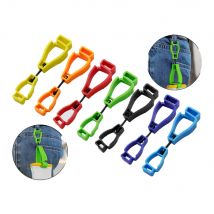 Colgador de guantes de seguridad, pinza de plástico para trabajo, herramienta multifuncional, 5 piezas