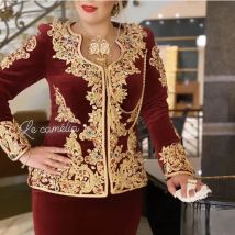 Luxus Algerien Braut kette Halskette mit Strass Gold Farbe Slid Quasten Anhänger Arabisch Gold Braut schmuck Accessoires