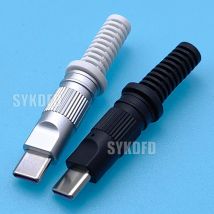 2 Sets USB 3.1 Typ-C 5A Schnellladeanschlüsse 16-Pin Stecker Elektrische Anschlüsse zum Schweißen DIY Datenkabel Stecker Zubehör