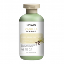 Das 200 ml Vanilla Scrub Gel eignet sich für alle Hauttypen, entfernt sanft abgestorbene Haut, spendet Feuchtigkeit und hellt den Hautton auf