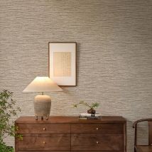 Vintage einfarbige einfache Leinen Stroh Tapete Tee Arbeits zimmer chinesische japanische Schlafzimmer Tapeten für Wohnzimmer