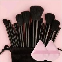 Set di pennelli per trucco professionale: pennelli cosmetici morbidi e soffici per fondotinta, cipria, ombretto e miscelazione, strumenti di bellezza