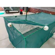 Lawaia Fisch netz käfig Netz Fischzucht käfig mit Abdeckung Krebse Netzwerk Pfahl Netz Teich Fischzucht Aquakultur kleines Netz