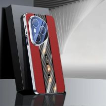 Custodia per telefono in pelle di lusso per Honor 400 Pro Cover protettiva per obiettivo fotocamera placcatura per Honor 400Pro Global Hard Shell