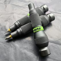 Precyzyjny uchwyt ze stopu aluminium do bitów z chwytem 1/4 "wygodny mini śrubokręt 6.35mm uchwyt naprawa otwarte narzędzia profesjonalne