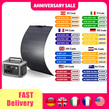 ALLPOWERS R600 Powerstation con Solarpanel 100W, batteria LiFePO4 299Wh generatore da campeggio 600W alimentatore per camper di Backup domestico