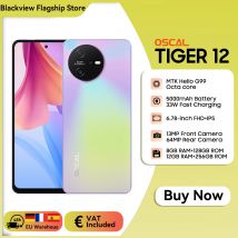 Oscal TIGER 12 Smartphone 5000mAh batteria 8GB/12GB,128GB/256GB 6.78 ''120Hz Display Android 13 64M fotocamere cellulare