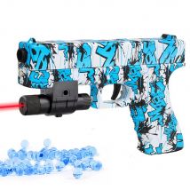 Manuelle G17 Spielzeugpistole mit Laser-Gel-Kugel Soft Bullet Airsoft Pistole Outdoor-Sport CS Spiel Waffe für Kinder Geschenk