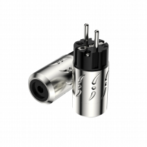 Viborg VE502R VF502R Aluminium Reines Kupfer Rhodiniert Europäischen Power Stecker hifi IEC STECKER